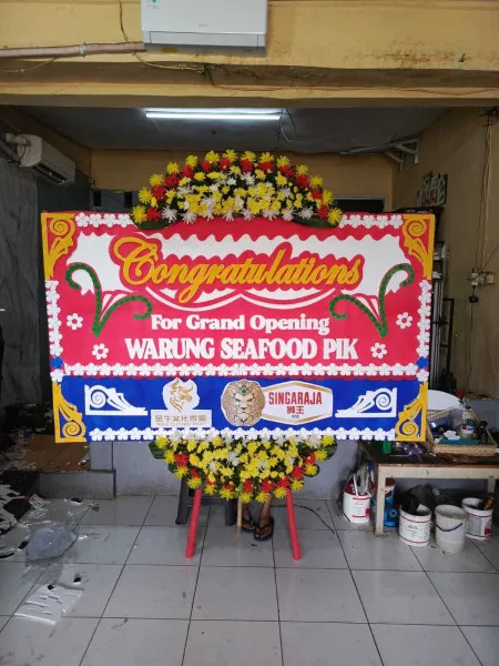Papan Bunga Ucapan Selamat Dupak Krembangan